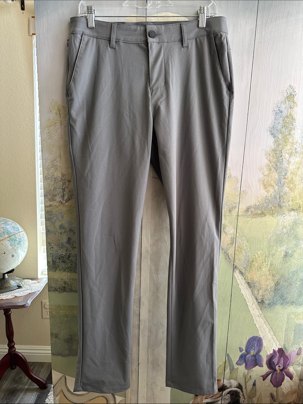 RSQ  Men's Gray Slim Performance Stretch Pants